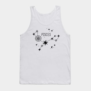 Pisces Astrology sign Tank Top